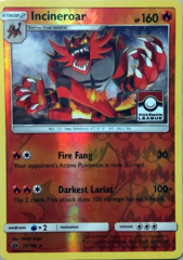 Incineroar 26/149 Reverse Holo League Stamp Promo - 2017 Pokemon League